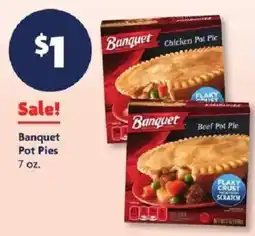 Family Dollar Banquet pot pies offer