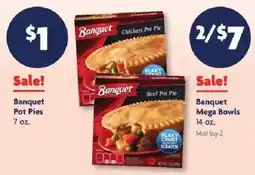Family Dollar Banquet pot pies offer