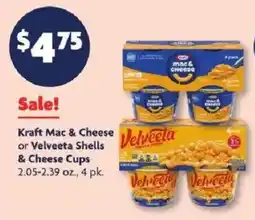 Family Dollar Kraft Mac & Cheese or Velveeta Shells & Cheese Cups offer