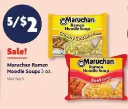Family Dollar Maruchan Ramen Noodle Soups offer