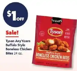 Family Dollar Tyson Any'tizers Buffalo Style Boneless Chicken Bites offer
