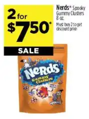 Dollar General Nerds Spooky Gummy Clusters offer