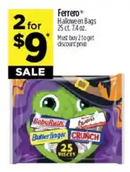 Dollar General Ferrero Halloween Bags offer