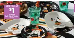Dollar General Halloween Party Plates & Napkins offer