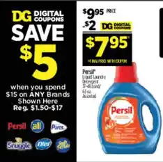 Dollar General Persil liquid laundry detergent offer