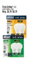 Dollar General True Living LED Light Bulbs 2 pk offer