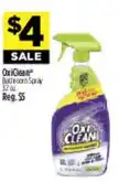 Dollar General OxiClean bathroom spray offer