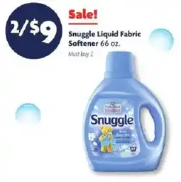 Family Dollar Snuggle liquid fabric softener offer