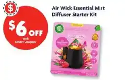 Family Dollar Air Wick Essential Mist Diffuser Starter Kit offer