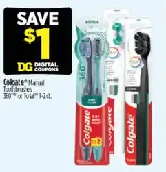 Dollar General Colgate Manual Toothbrushes offer