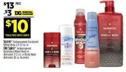 Dollar General Secret Antiperspirant Deodorant offer