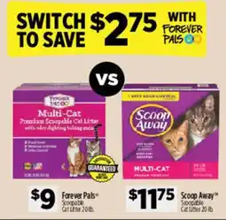 Dollar General Forever Pals Multi-Cat Premium Clumping Litter offer