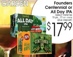 Family Fare Founders Centennial or All Day IPA offer