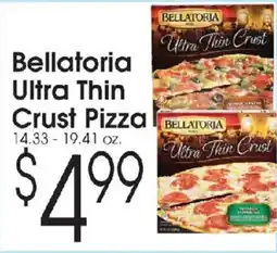 Family Fare Bellatoria ultra thin crust pizza offer