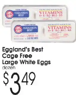 Family Fare Eggland's Best Cage Free Large White Eggs offer