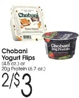 Family Fare Chobani Yogurt Flips offer