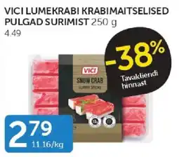 Walgreens Vici snow crab surimi sticks offer