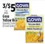 Pioneer Supermarkets Goya Yellow Rice offer