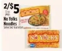 Pioneer Supermarkets No Yolks Noodles offer