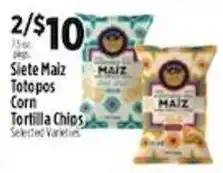 Pioneer Supermarkets Siete Maiz Corn Tortilla Chips offer