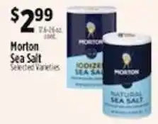Pioneer Supermarkets Morton sea salt selected varieties offer