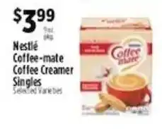 Pioneer Supermarkets Nestle coffee-mate coffee creamer singles offer