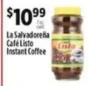 Pioneer Supermarkets La Salvadoreña Café Listo Instant Coffee offer