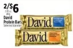 Pioneer Supermarkets David Protein Bars offer