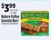 Pioneer Supermarkets Nature Valley Granola Bars offer
