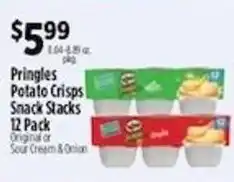 Pioneer Supermarkets Pringles potato crisps snack stacks offer