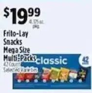 Pioneer Supermarkets Frito-Lay Snacks Mega Size Multi-Packs Classic offer