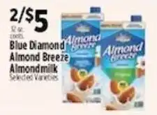 Pioneer Supermarkets Blue Diamond Almond Breeze Almondmilk offer