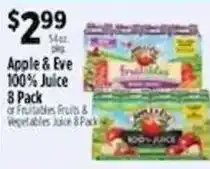 Pioneer Supermarkets Apple & Eve 100% Juice offer