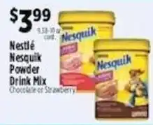 Pioneer Supermarkets Nestlé Nesquik Powder Drink Mix offer