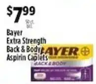 Pioneer Supermarkets Bayer Extra Strength Back & Body Aspirin Caplets offer