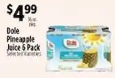 Pioneer Supermarkets Dole Pineapple Juice offer