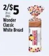 Pioneer Supermarkets Wonder Classic White Bread offer