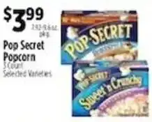 Pioneer Supermarkets Pop Secret Popcorn offer