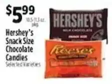 Pioneer Supermarkets Hershey's Snack Size Chocolate Candies offer