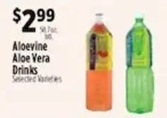 Pioneer Supermarkets Aloevine Aloe Vera Drinks offer
