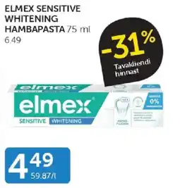 Walgreens Elmex sensitive whitening hambapasta offer