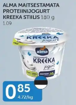 Walgreens Alma protein-rich greek yogurt offer