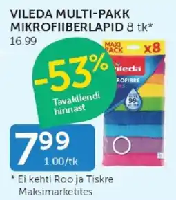 Walgreens Vileda multi-pakk mikrofiiberlapid offer
