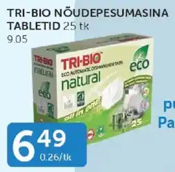 Walgreens Tri-bio eco automatic dishwasher tabs offer