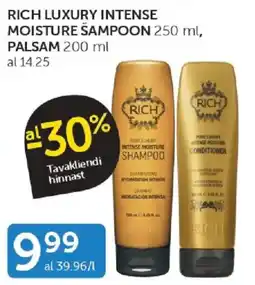 Walgreens Rich luxury intense moisture shampoo and conditioner offer