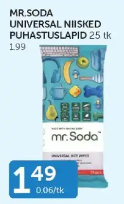 Walgreens Mr. Soda universal wet wipes offer