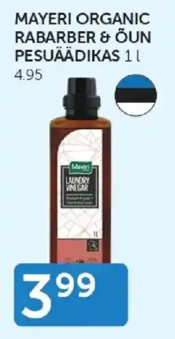 Walgreens Mayeri organic laundry vinegar offer