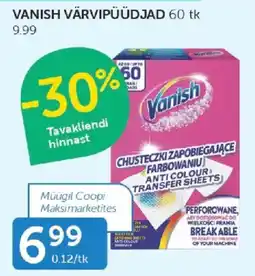 Walgreens Vanish anti colour transfer sheets offer