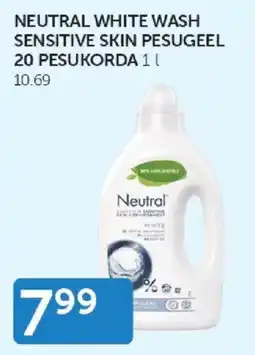 Walgreens Neutral white wash sensitive skin pesugeel offer