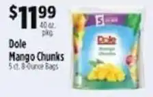 Pioneer Supermarkets Dole mango chunks offer